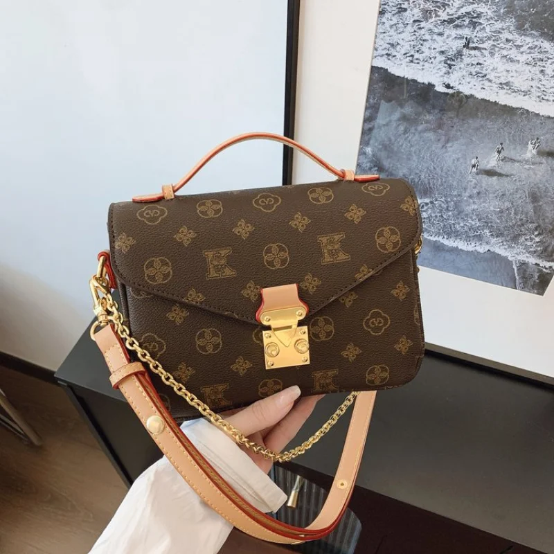 حقيبة يد نسائية مصنوعة من الجلد المنقوش الأوركيد تتميز بمظهر موناكو عالي الجودة وخفيف الوزن وناعم يوميًا