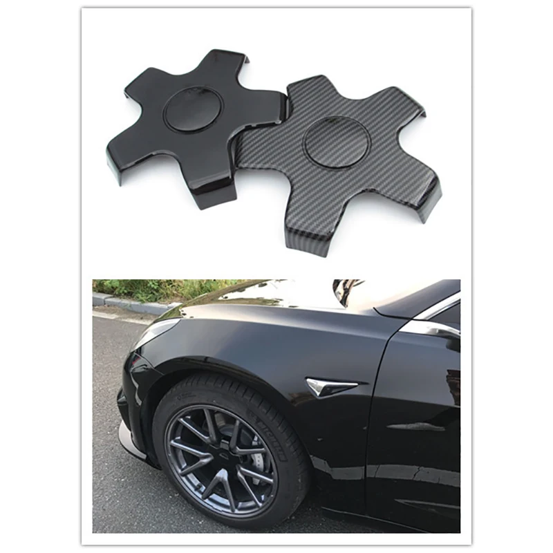 1PCS Wheel Hub Cover Dust Cap ABS Waterproof Durable Wheel Rim Center Hub Decor For Tesla Model 3