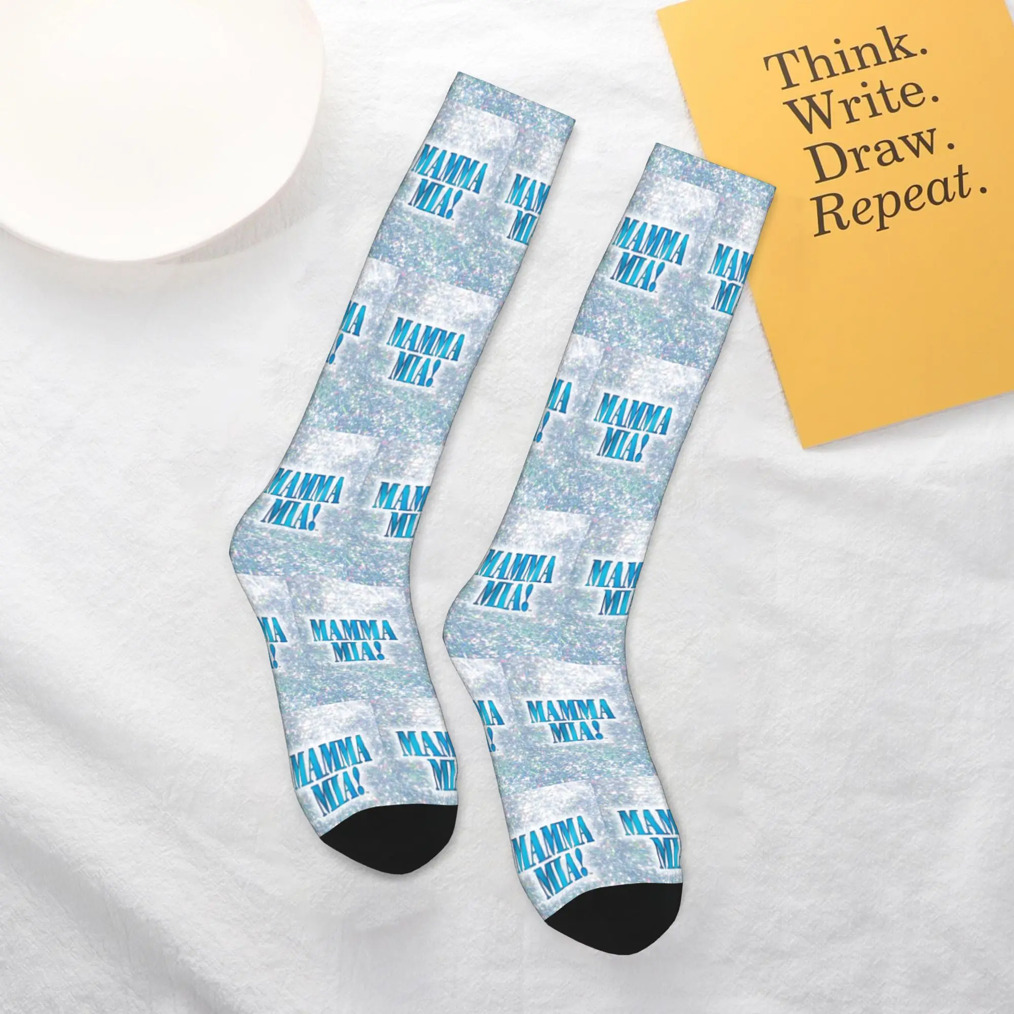 

Всесезонные чулки для экипажа Mamma Mia 2, носки Harajuku, модные длинные носки в стиле хип-хоп, аксессуары для мужчин и женщин, подарки