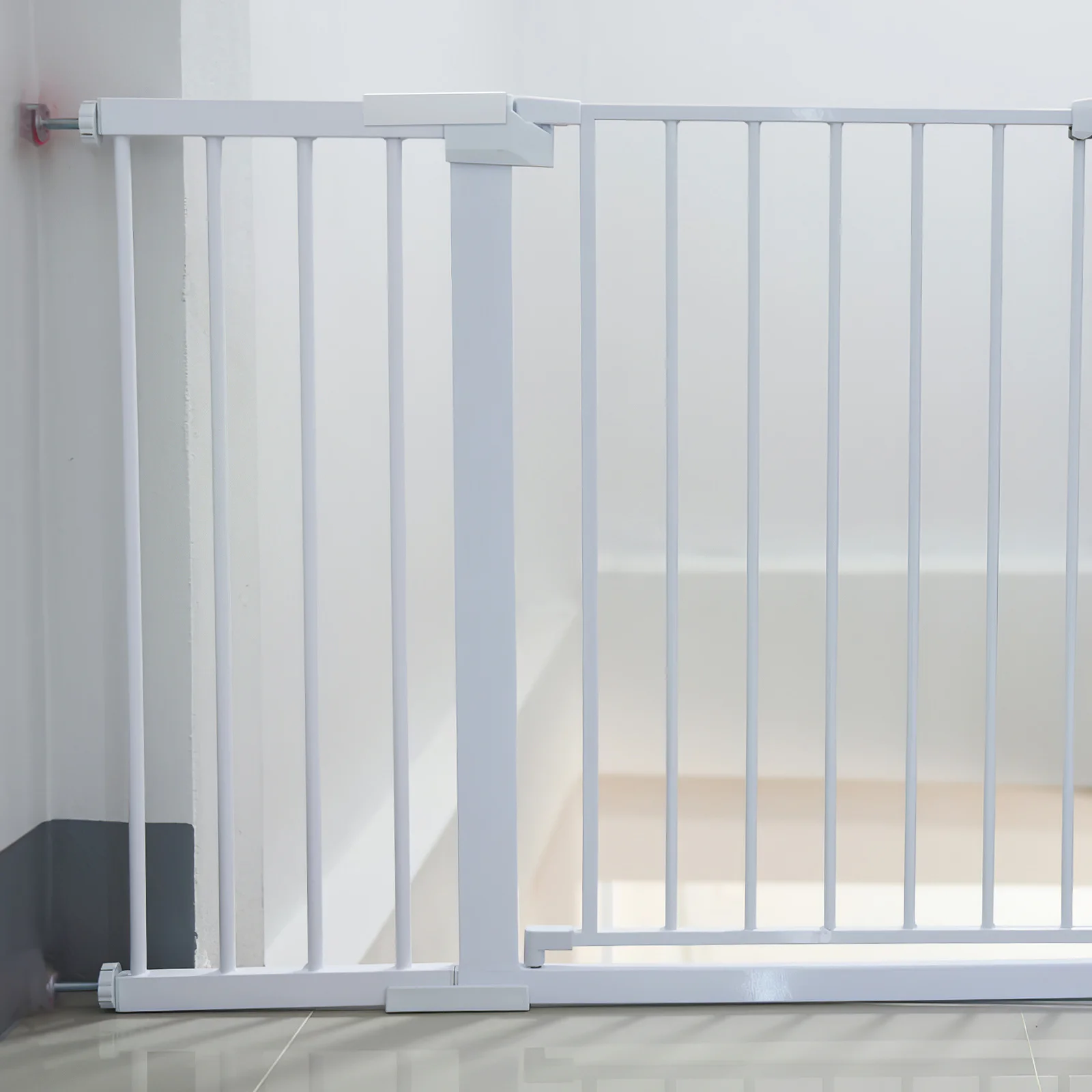 6Pcs Baby Gate Door Reinforcement Groove PVC Material Durable Fence Accessories Door Safety Reinforcement Pet Gate Supplies