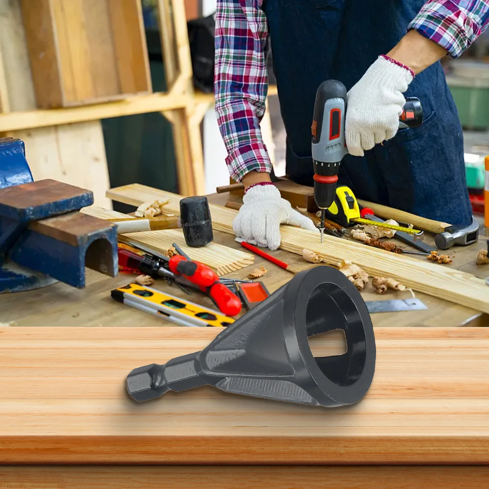 เครื่องมือขูดปลายหกเหลี่ยม1ชิ้นเครื่องมือขูดภายนอกเครื่องมือขูดเอาเสี้ยนสแตนเลส CR12อุปกรณ์เสริม MOV สำหรับเครื่องมือเจาะโลหะ