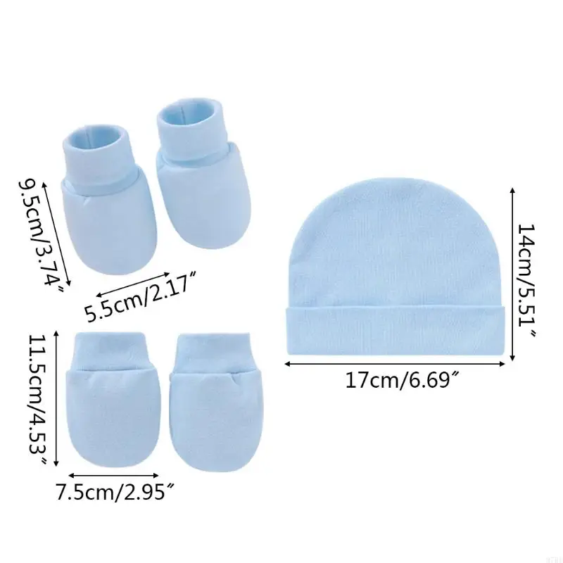 97Be Baby Spring Autumn Estate Summer Single Layer Mittens Socks berretto caldo