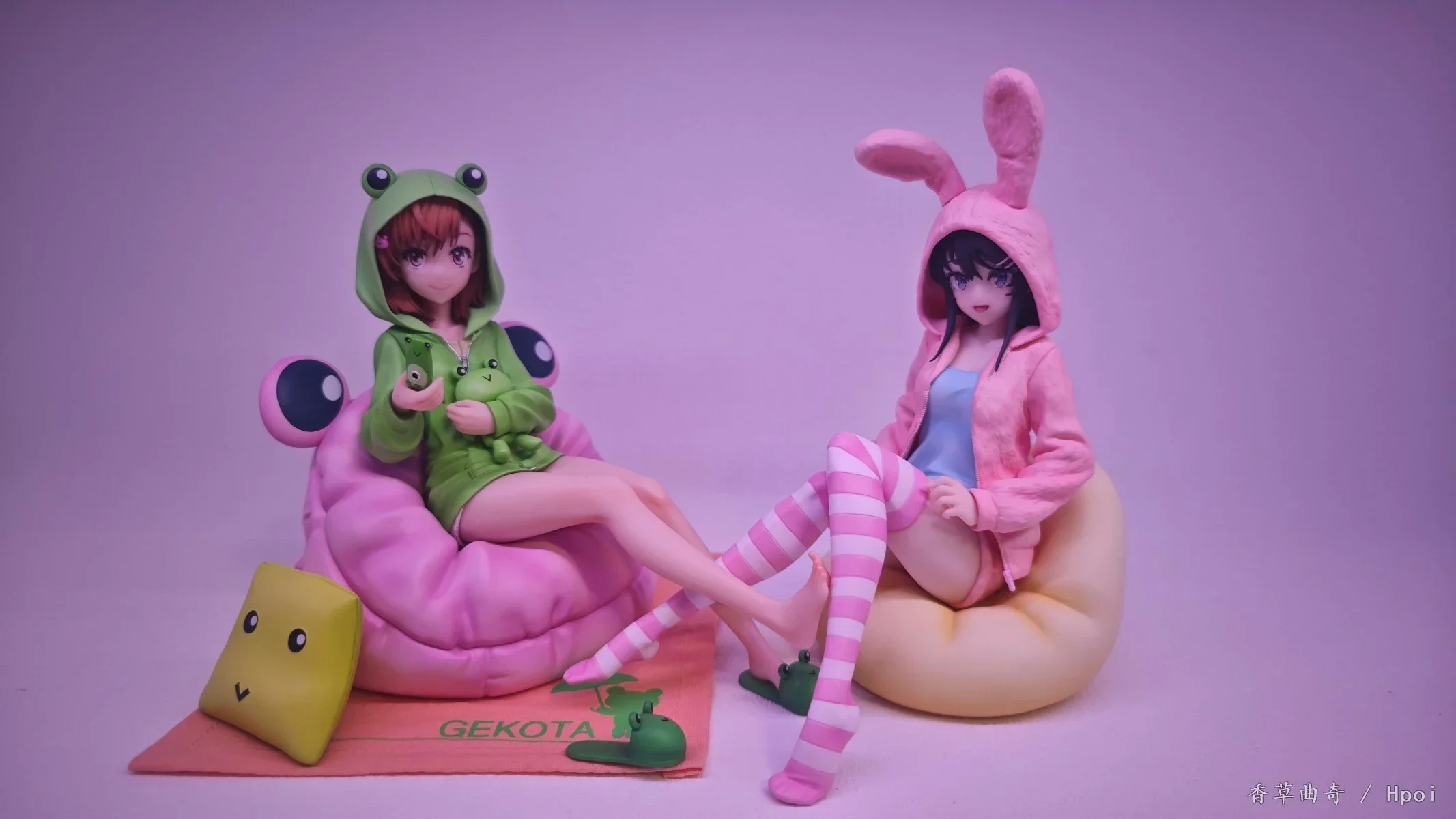 【ZW】KADOKAWA KDcolle Sakurajima Mai Rabbit Ears Hoodie Ver. 1/7 Scale Figures Model Toys Gifts