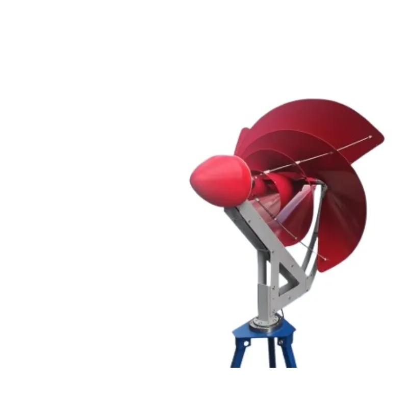 500W spiral wind turbine, breeze power generation, permanent magnet high efficiency