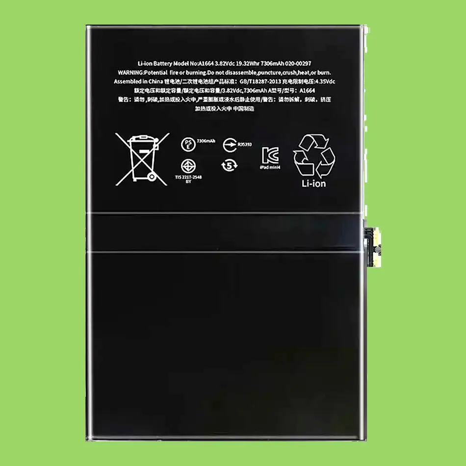 

Tablet Battery Pro97 High Compatibility 7306Mah For Apple Ipad Pro 9.7 A1673 A1674 A1675