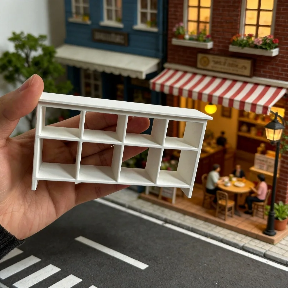 1pc Miniature Storage Cabinet Ornaments,Model Storage Cabinets,Building Scene Assembly Models,Miniature Scene Decoration Props