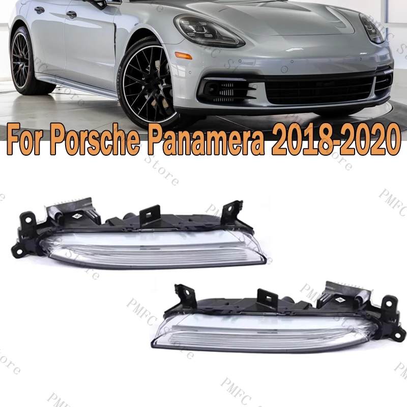 

Car DRL LED Daytime Running Lamp Front Fog Light Turn Signal Lamp For Porsche Panamera 2018 2019 2020 971953041F 971953042F