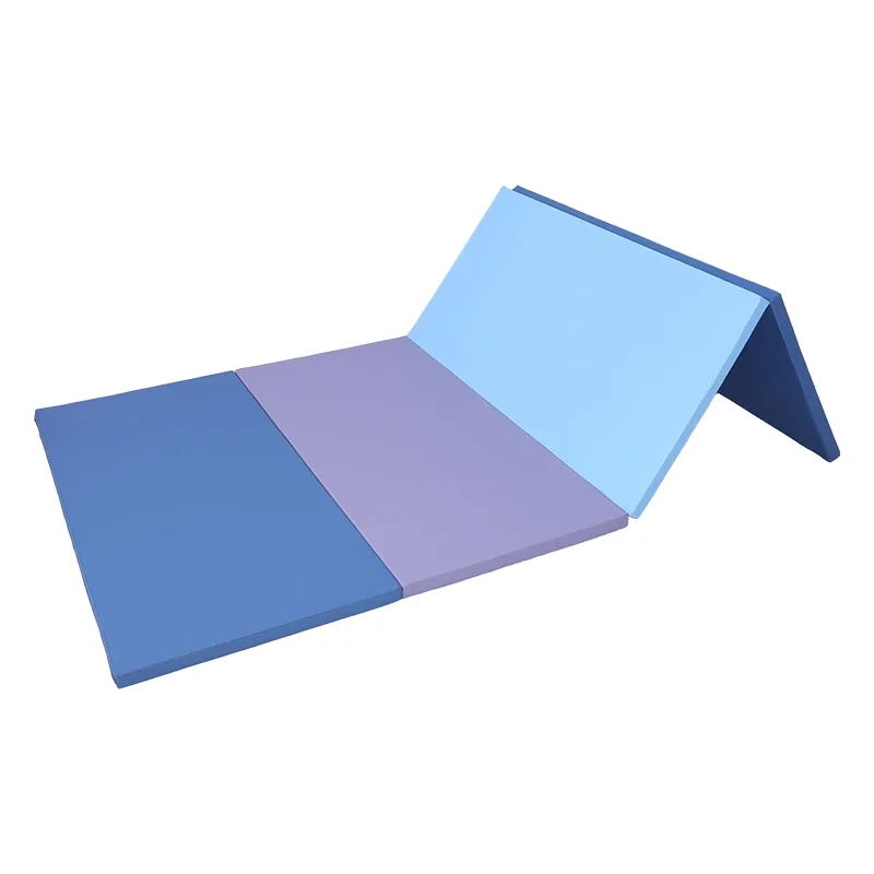 PU Leather Indoor Home Fitness Yoga Gymnastic Tumbling Folding Gym Mat Flooring Foam