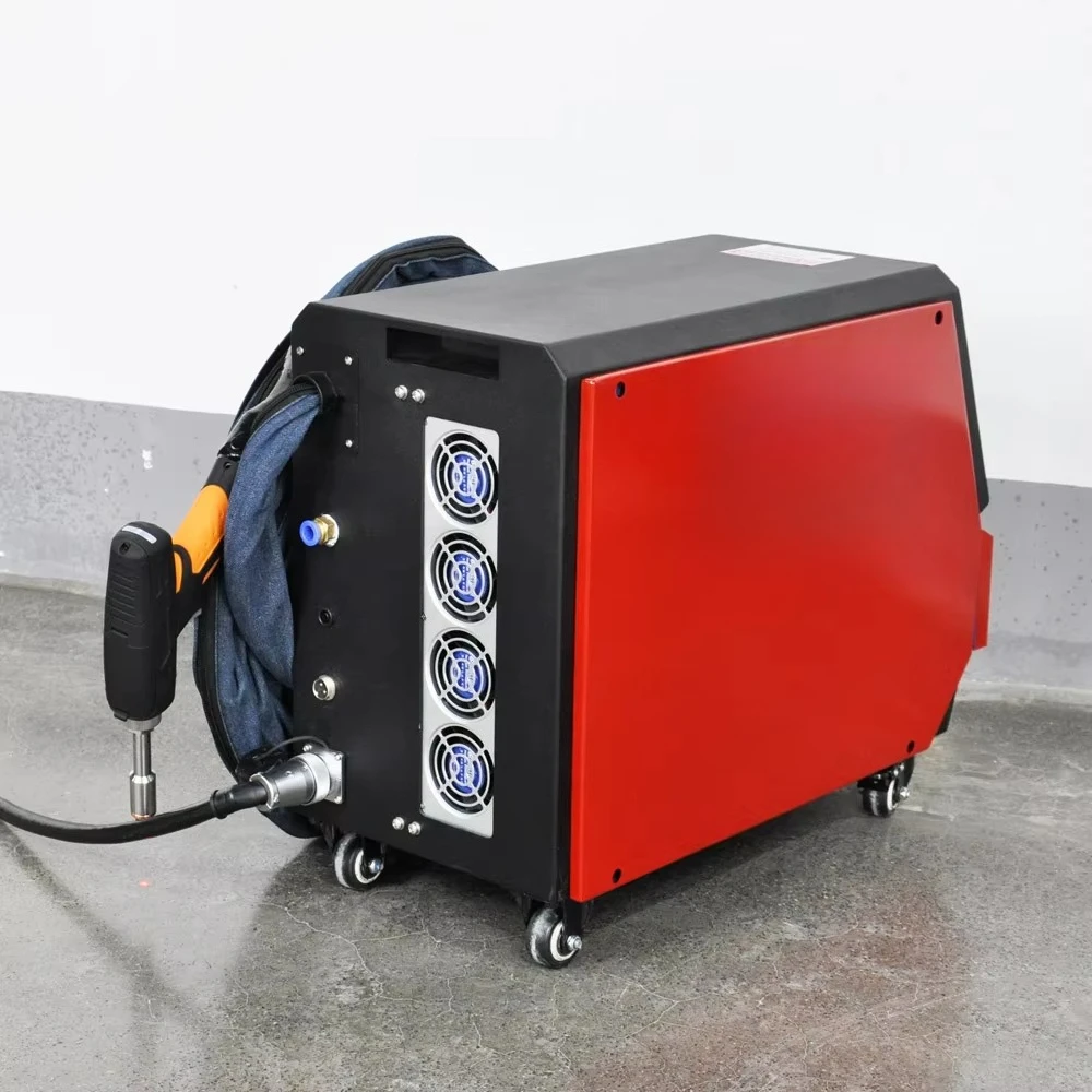تعزيز 1500 واط آلة لحام الألياف المحمولة آلة لحام للمعدات المحمولة المعدنية الألومنيوم الفولاذ المقاوم للصدأ #3