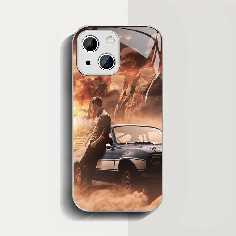 Movie F-Fast And F-Furious Phone Case Tempered Glass For Iphone 14 13 12 11 Pro Mini XS MAX 14Plus X XS XR Cover