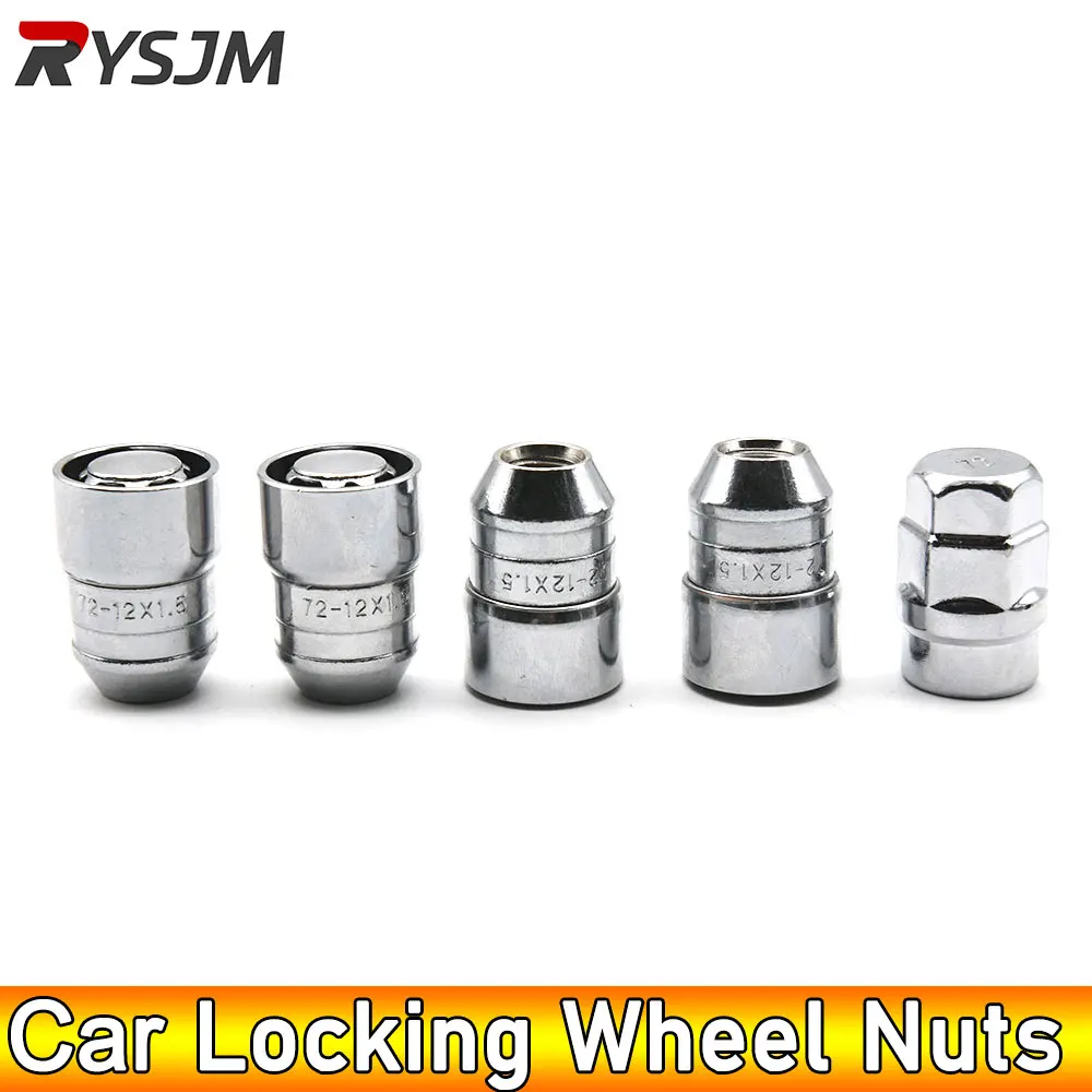 AD Auto Rad Lock Rad Muttern M12x1,5 Universal Reifen Rad Lock Anti-Diebstahl Schraube Rad Muttern Zubehör Für Toyota für Honda für Acur