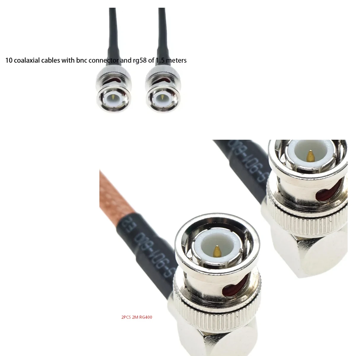 

Комплект из 12 аудиокабелей с BNC