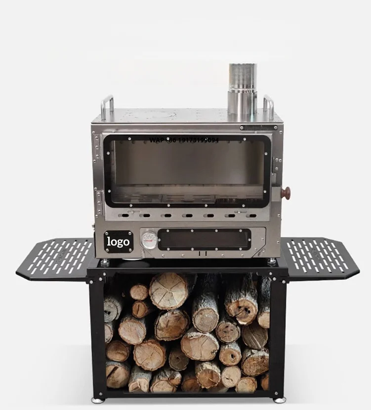 

Outdoor 304 Stainless Steel Fireplace Large Indoor& Outdoor Warming Pellet Stove Barn Camping Tent Wood Stove for Charcoal