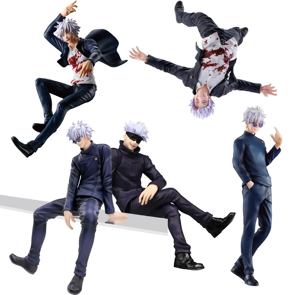 17 センチメートル五条悟呪術廻戦フィギュアアニメヌードルストッパーアニメーションモデルアートワークおもちゃギフトコレクション装​​飾装飾品 PVC