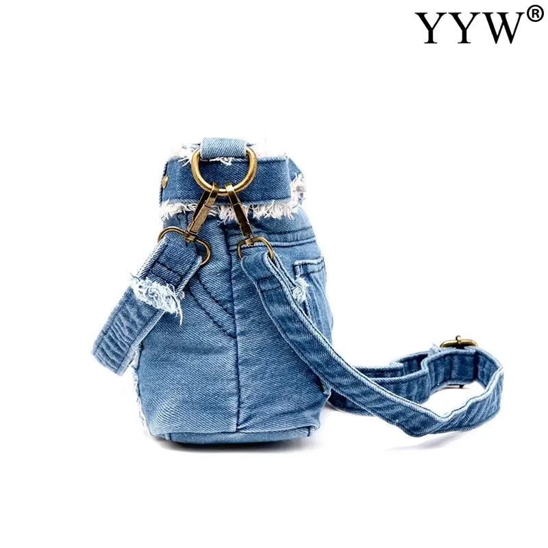 Casual New Fashion Denim Women Bag Lady Handbags Shoulder Messenger Bag Jeans Women Shoulder Bags Women\'S Tote Bag Cowboy Bags