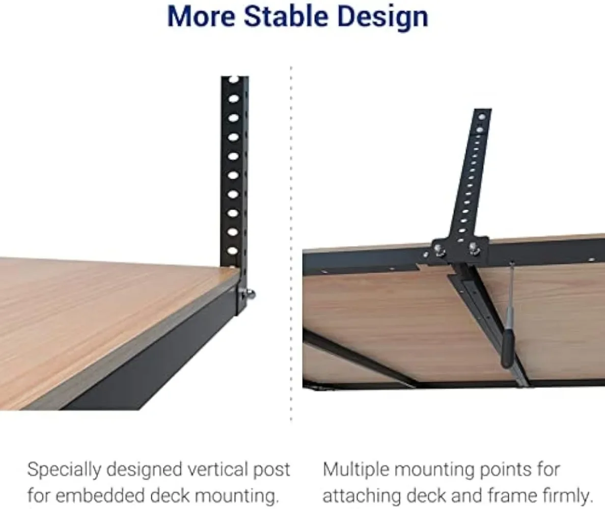 4x8 Overhead Garage Storage Rack without Decking,Garage Storage Organization System,Heavy Duty Metal Garage Ceiling