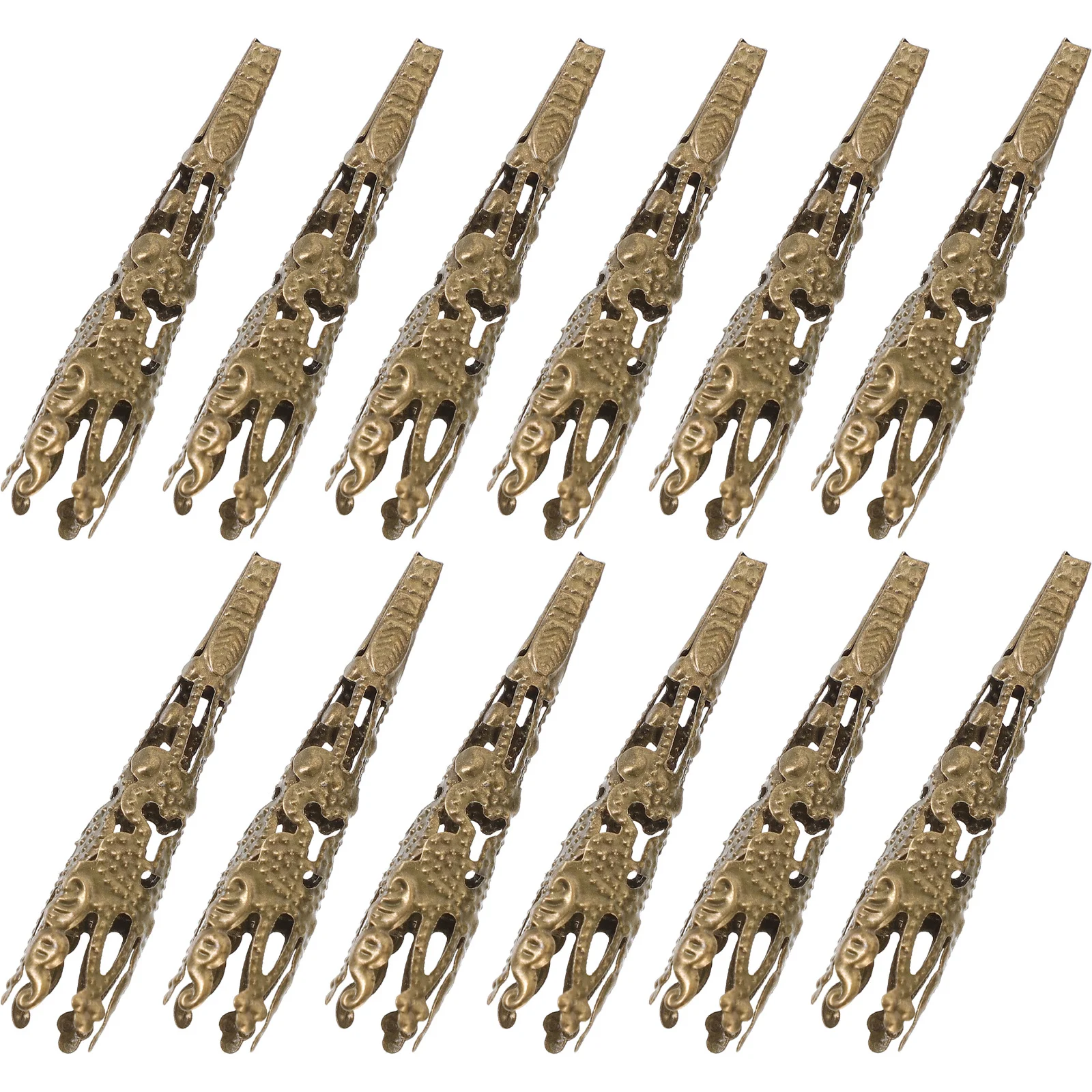 120pcs Metal Caps For Jewelry Making Diy Crafts Bead Separator Durable Spacer Beads Caps Spacer Beads Jewelry Accessories