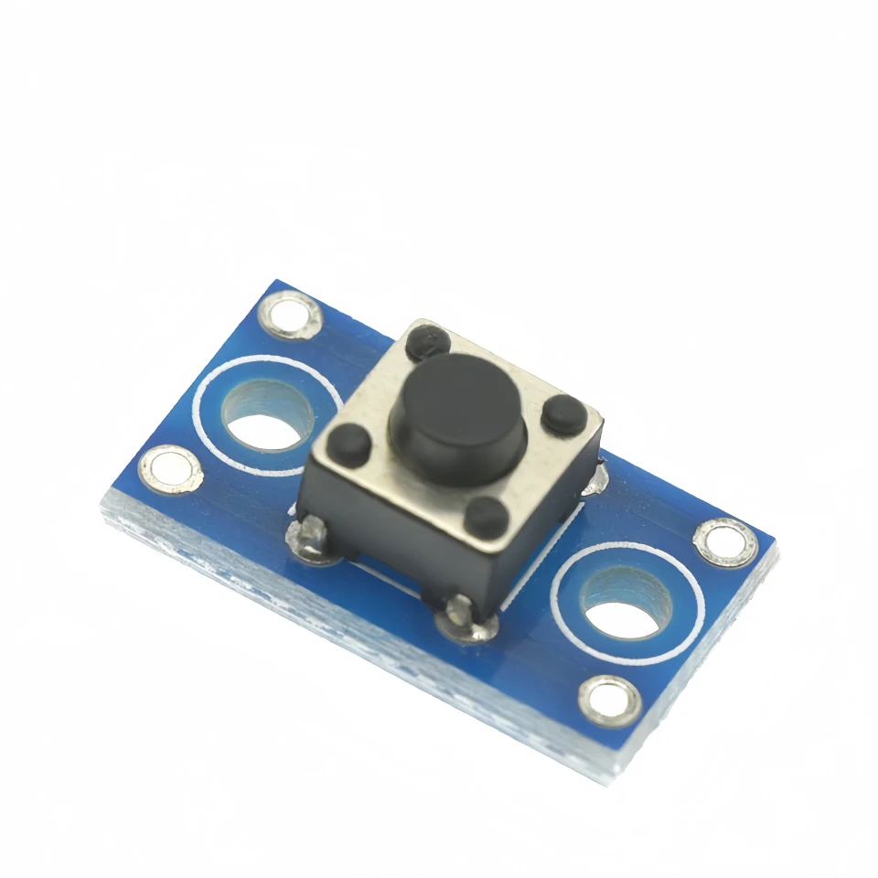 10 Stück 6x6mm Taktile Drucktastenschalter-Module mit Stiften für Arduino Raspberry Pi DIY PCB – Detail 2