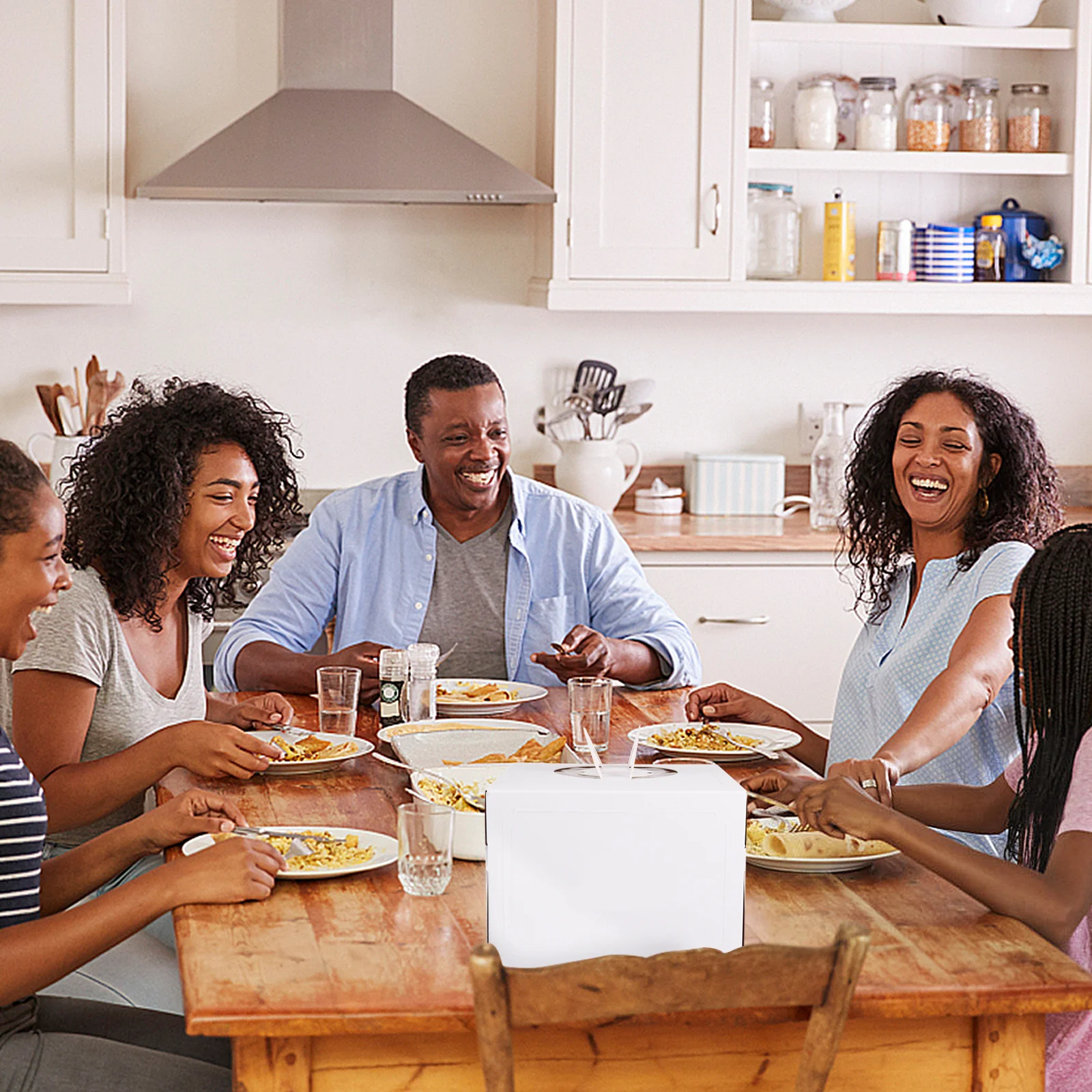 

4Pcs Portable Cake Boxes Cupcake Packing Box Safe Durable Clear Window Handle Chic Design Birthday Wedding Bakery Packaging