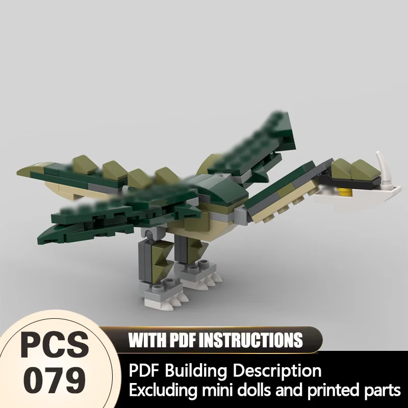 

Creators Animal Series Model MOC Building Bricks Winged Wretch Modular Technology Gifts Holiday Assemble Children Toys Suit