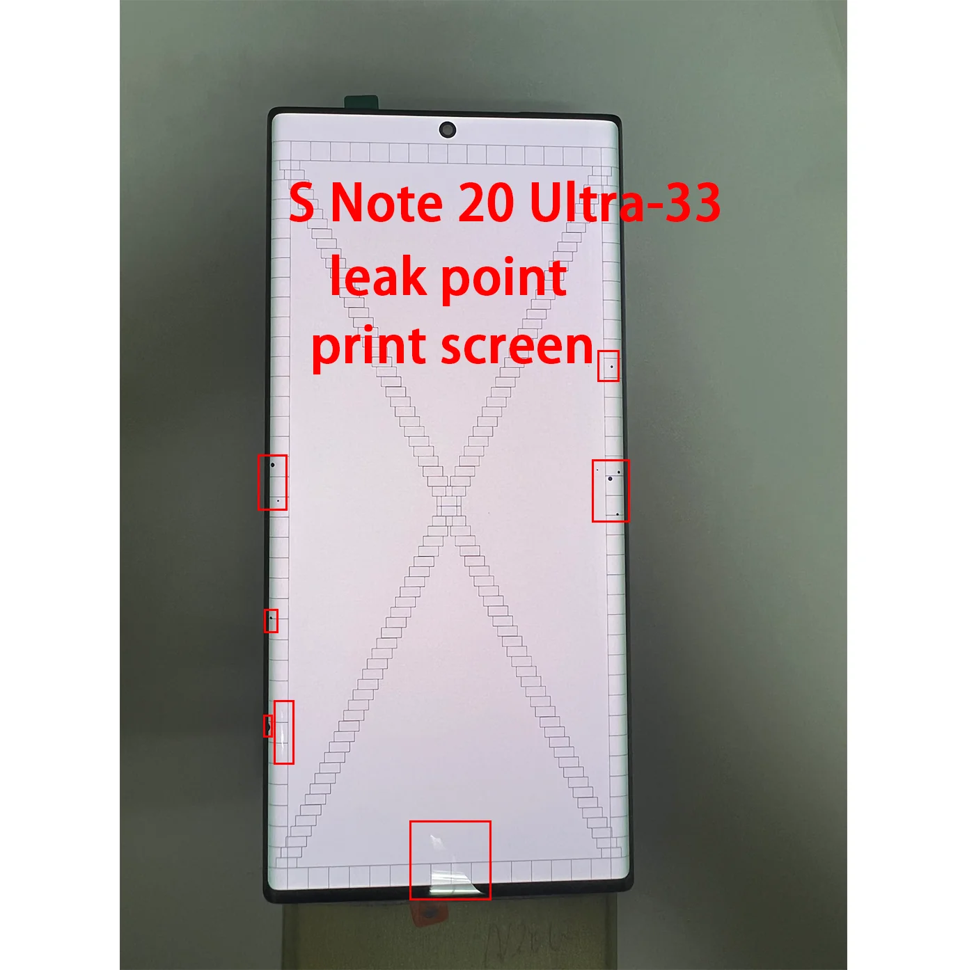 AMOLED For Samsung Galaxy Note 20 Ultra N986F N986B With Dot Line Burn LCD Display Touch Screen No Fra Defective Series Parts - view 3