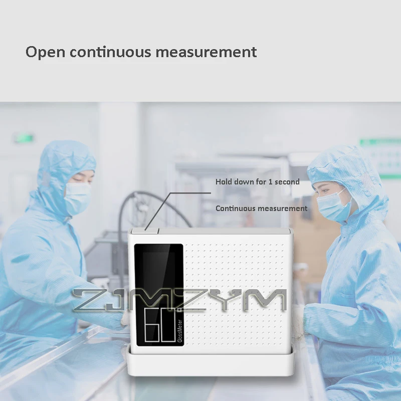 Imagem -04 - High Precision Gloss Meter Glossmeter Portátil com Auto-calibração Medição Rápida Medição Contínua 60 °