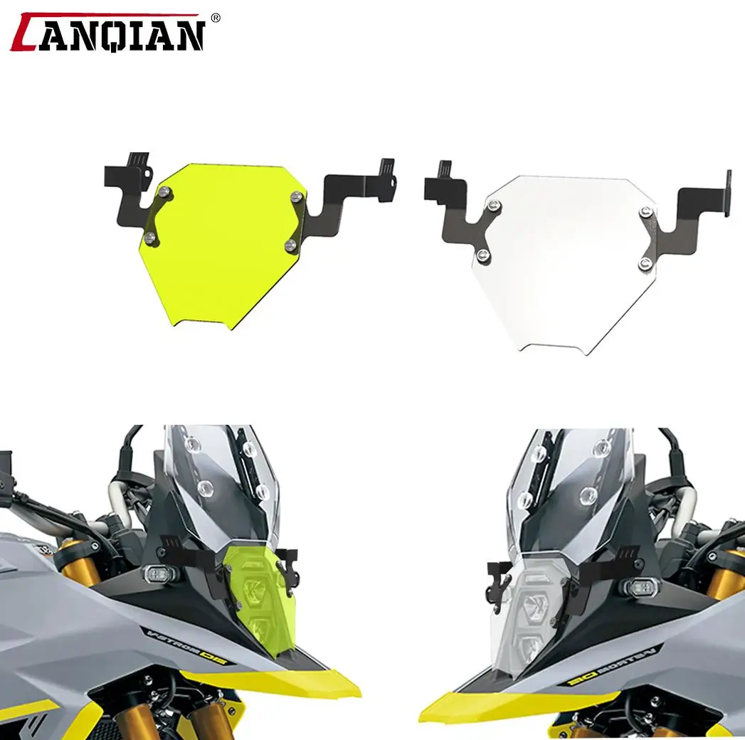 

For Suzuki V-Strom 800DE 2023-2024-2025 Accessories Motorcycle Aluminium Headlight Guard Grille Cover Head Light Protector