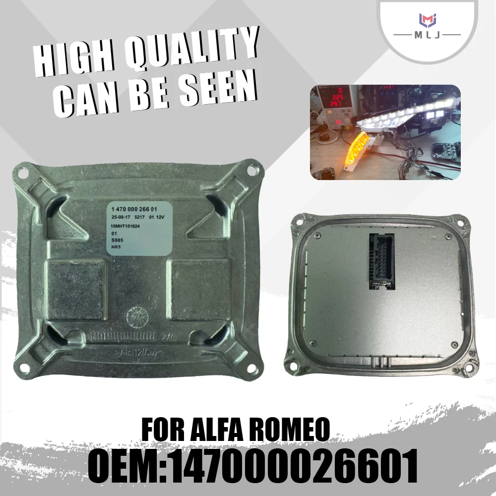 

Новый 147000026601 для Alfa Romeo балласт фар DRL модуль драйвера дневных ходовых огней рулевое управление вспомогательный блок управления освещением