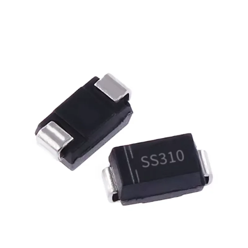 100pcs  Surface Mount Schottky Diode SS110/SS210/SS310/SS510 1A/2A/3A/5A 100V  SMA DO-214AC