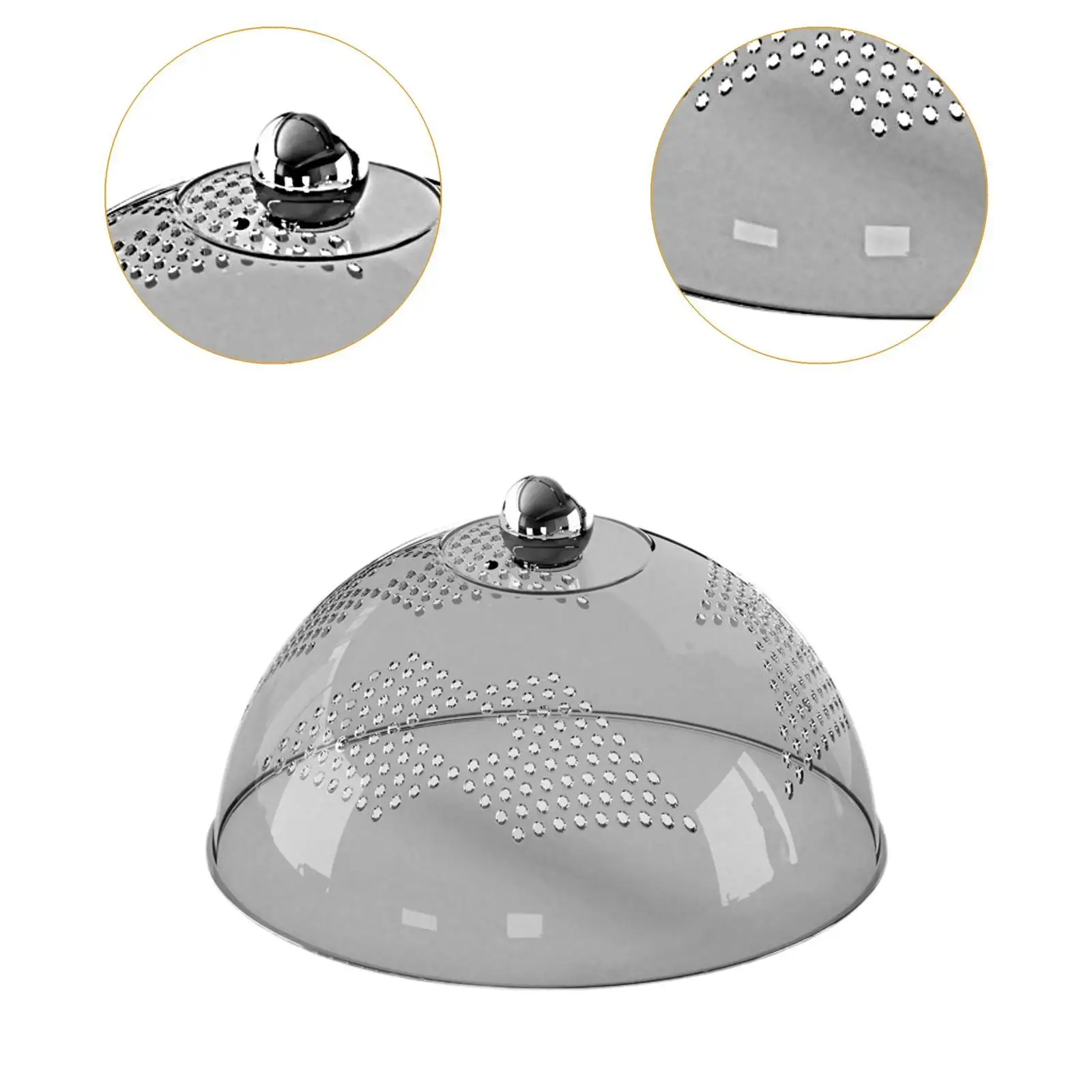 Cubierta de comida, cubierta de placa de protección para mesa de comedor para utensilios de acampada al aire libre