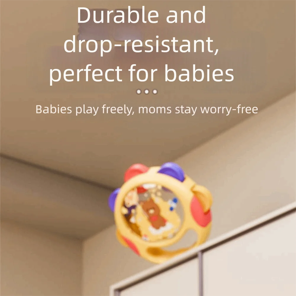 Learning Toys Baby Tambourines Hand Development Musical Instruments Hand-held Drums Cute Cartoon Clapping Drum Percussion Sound