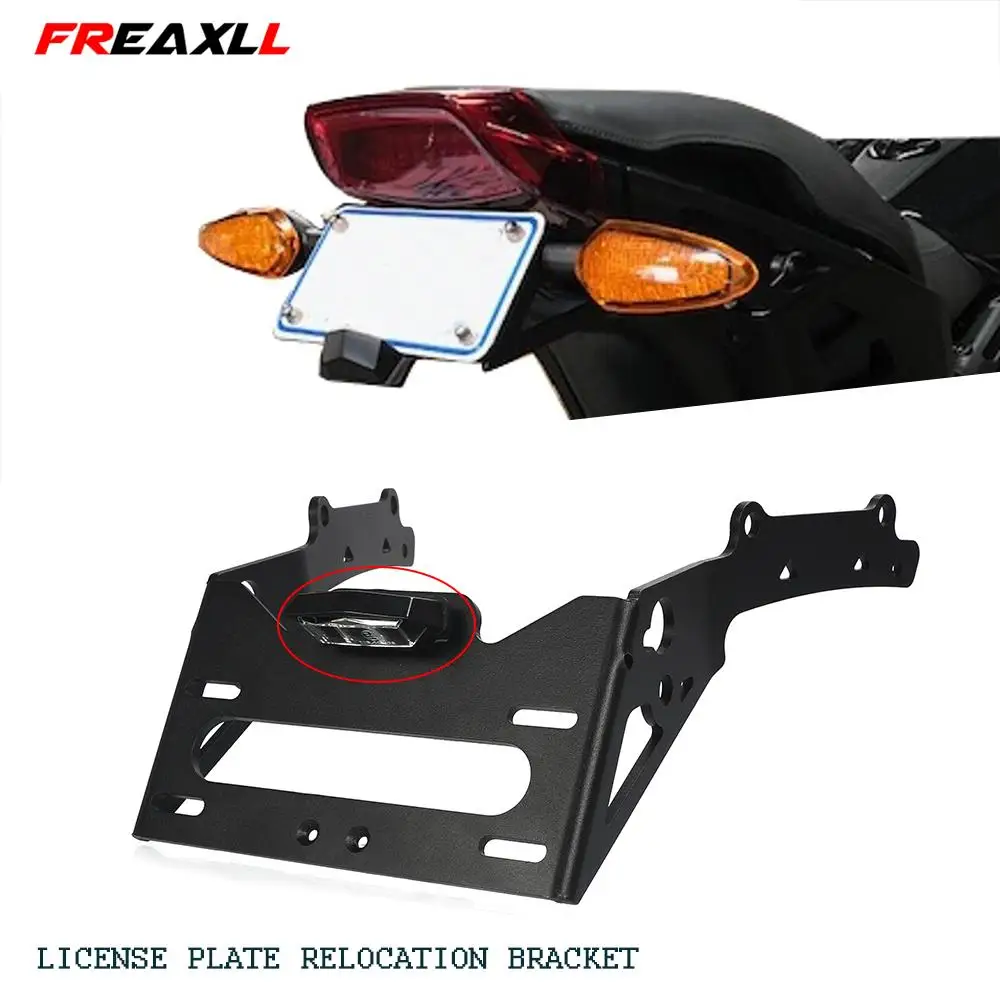 

License Plate Holder Bracket Fit For Indian FTR 1200 Rally/R Carbon/S 2019-2024 Motorcycle Rear Tail Tidy Fender Eliminator Kit