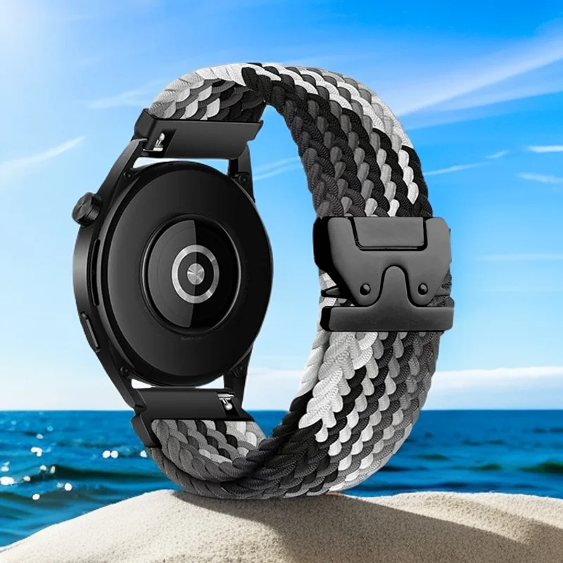 Braided Loop for Samsung Galaxy Watch7 Band 40mm44mm Nylon correa Bracelet Galaxy Watch 4 6 classic/5pro/Active/Gear S3 Frontier