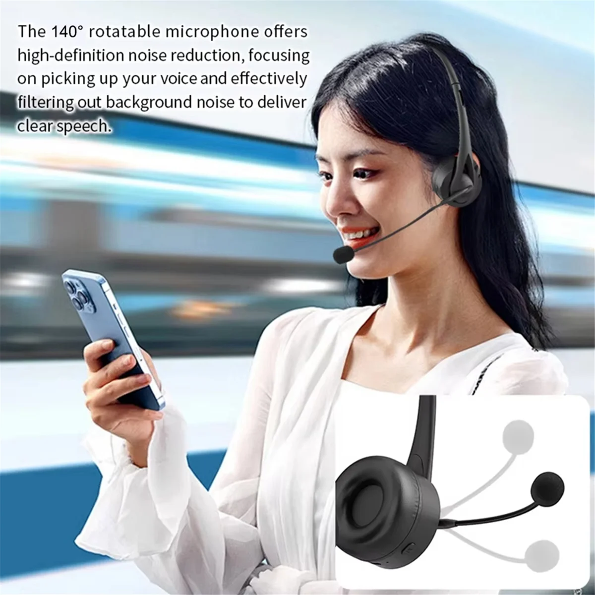 SY-T490 BT V5.3 Headset Head-Mounted Wireless HiFi Headphones,A_OFSS