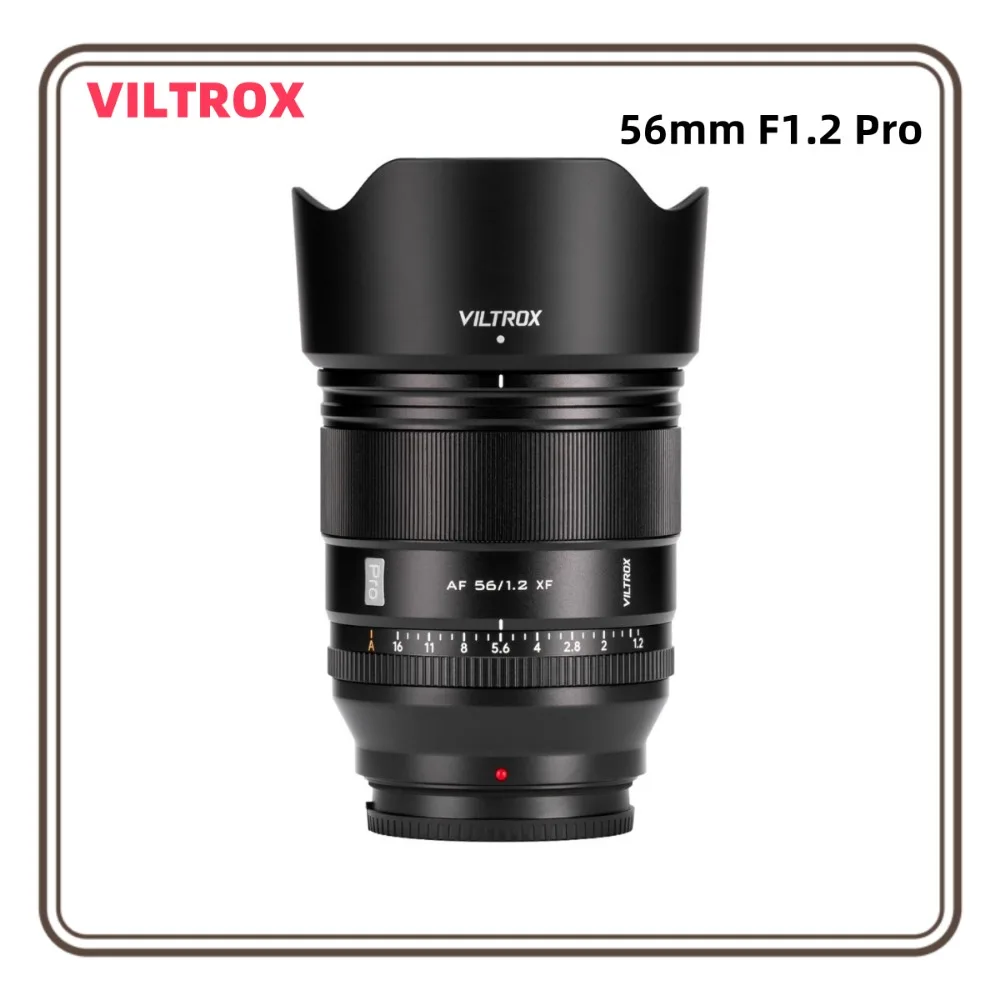 

Объектив VILTROX 56mm F1.2 Pro AF с большой апертурой для камер Fujifilm Fuji X, Sony E, Nikon Z (крепление X-A7, X-E4, X-H1, X-Pro3, X-S10, X-T4)