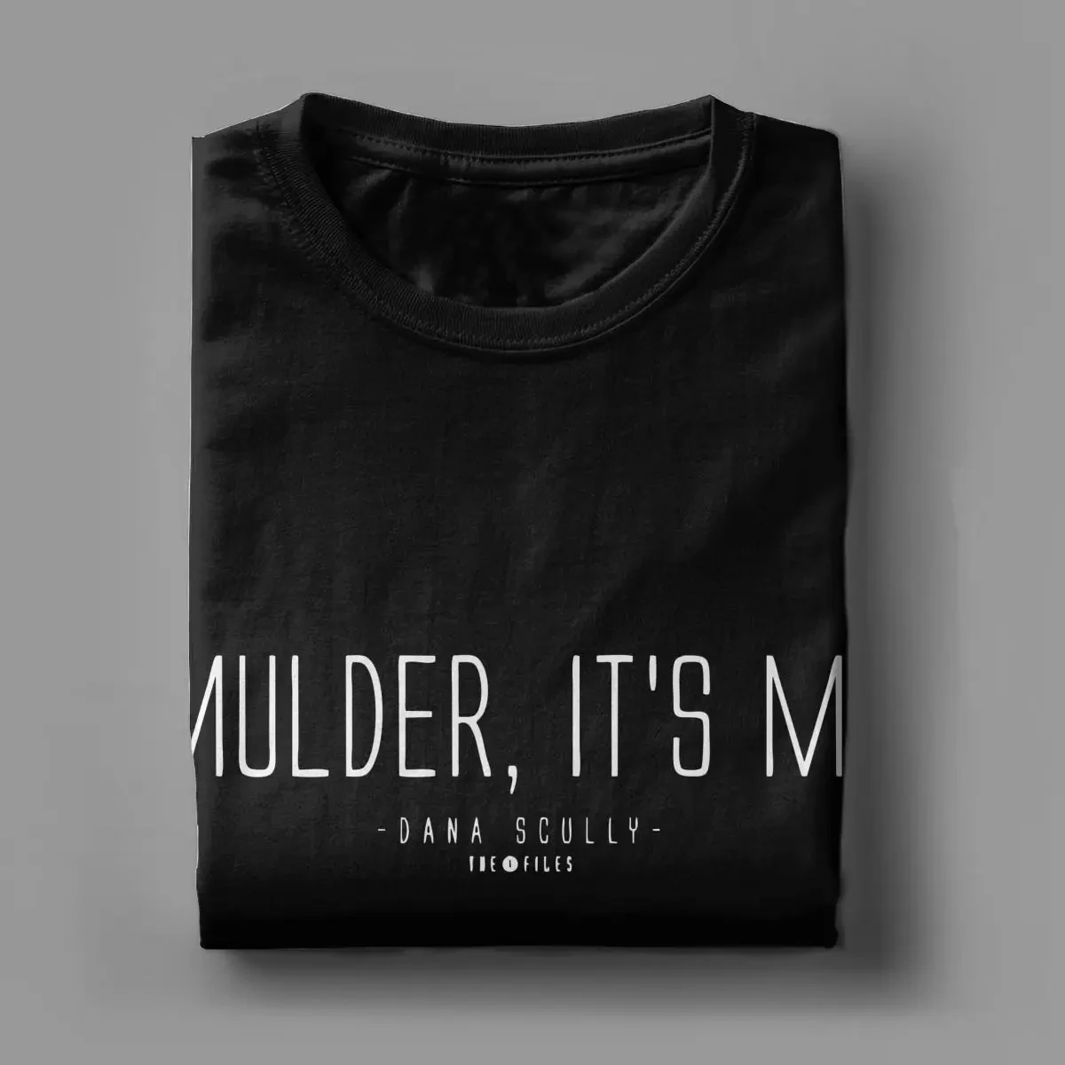 Men Mulder It\'s Me T Shirt The X Files Scully Ufo Aliens Pure Cotton Clothing Short Sleeve Round Neck Tee Shirt Summer T-Shirt