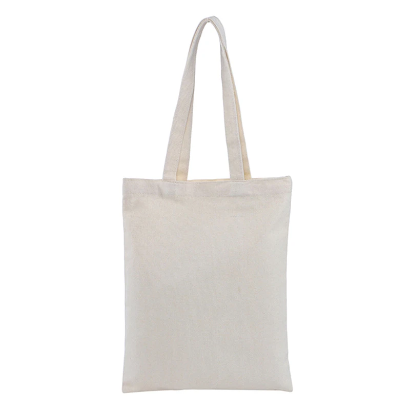 Canvas Bags Cotton Shopper Bag Folding Portable Shopping Bag Canvas Tote Bag Reusable Shopping Bags