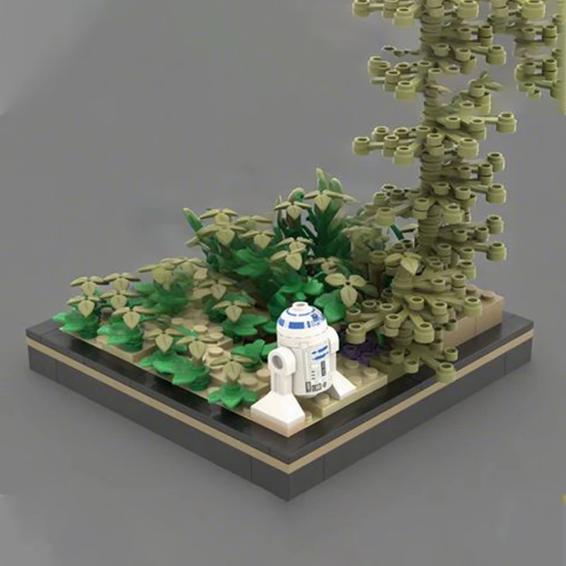 

233pcs MOC Run R2D2 Star Battle Model Building Blocks Architecture Toys Christmas Gift Education DIY Creative Brick Kids Idea