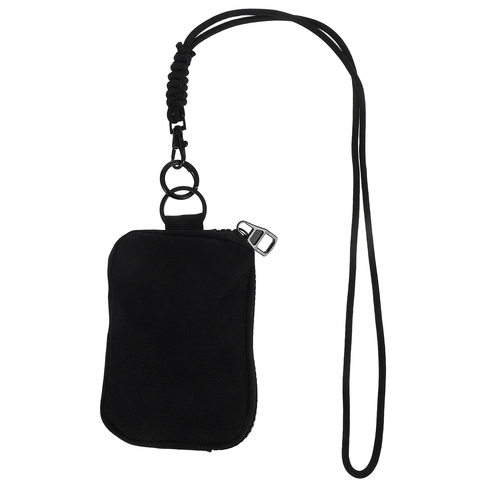 

Durable Outdoor Wallet Organizer Lightweight Portable Lanyard Bag for Earphones Keys Card Holders Coins Travel Sports Activities