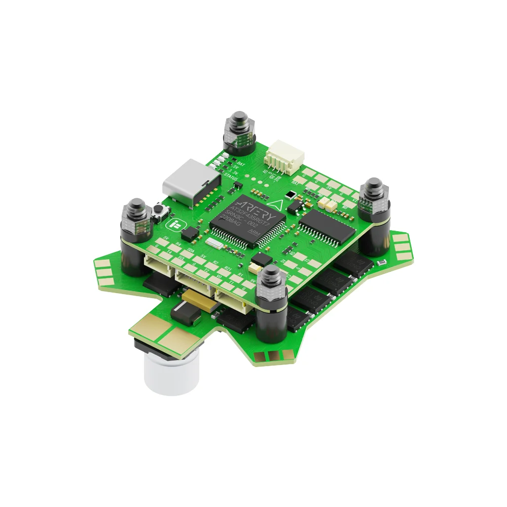 IFlight BLITZ ATF435+E55S Flight Stack, ATF435 Flight Controller with E55S 4in1 55A 8Bit Speed Controller Wide 2-6S Lipo Input