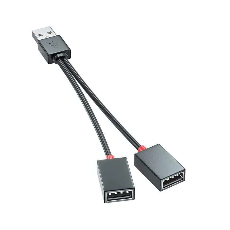 1 to 2 Out USB HUB Branching Multi-functional Adapter For Mobile Phone Tablet Extended Multi Interface Hubs Cannot Transfer Data