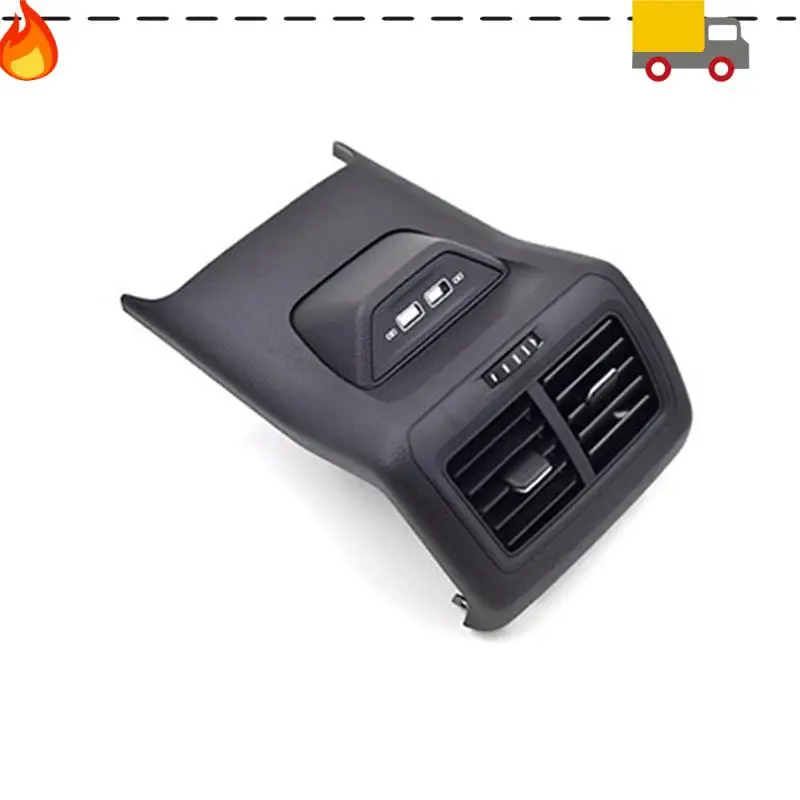 

Car Rear Air Vent Outlet With Double Charger Center Armrest USB Charging Adapter Cable For Vw Golf 7 MK7 7.5 5GG864298B