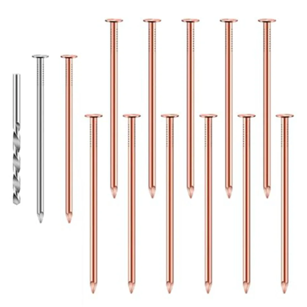Garden Maintenance 3.5-inch Copper Nails 14-Piece Set 3.5-Inch Length Efficient Application Hassle-Free Removal