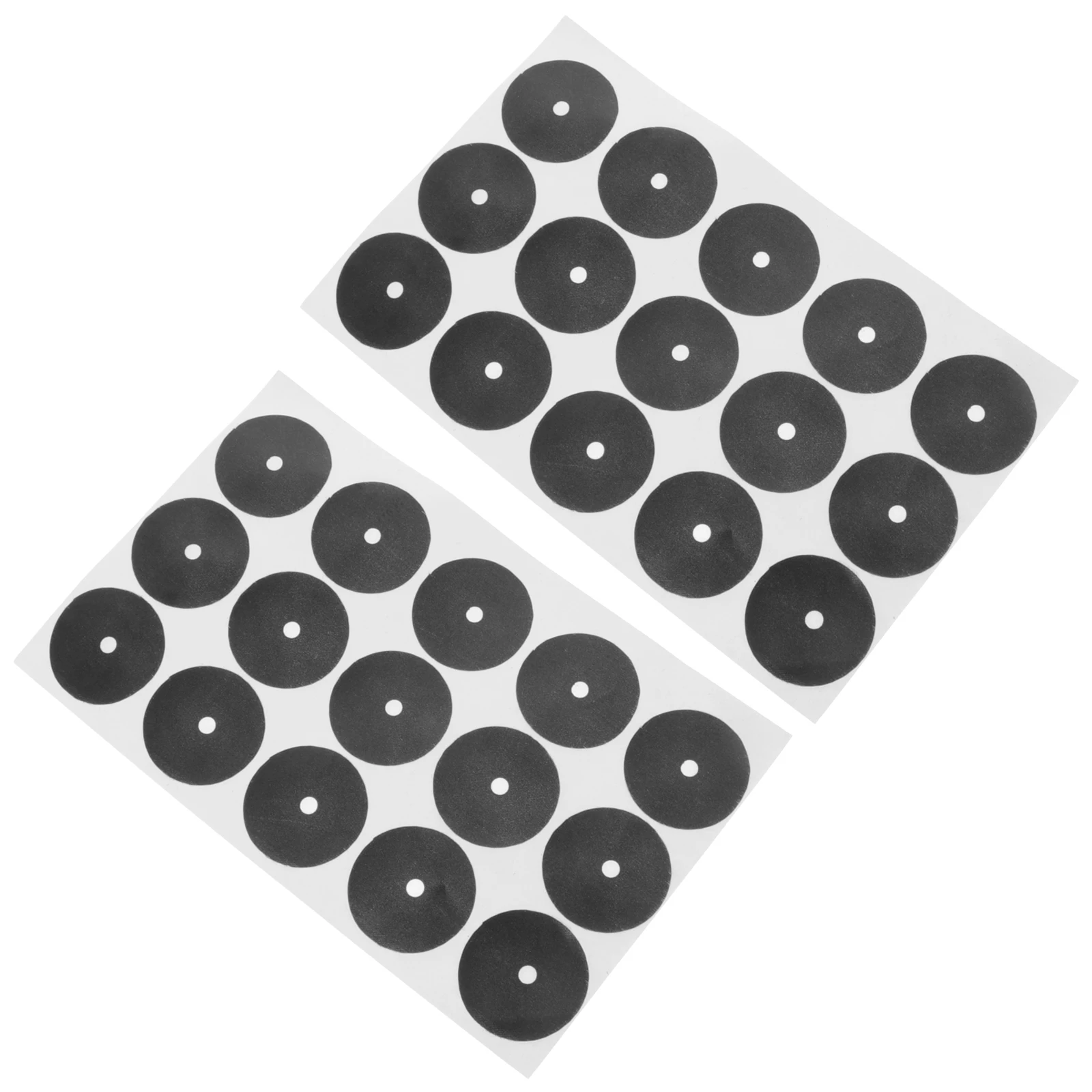 

2pcs Billiards Black Spots Pool Table Marker Dots Sticker Accessories Woven Cloth Durable Self Adhesive Easy Operation Snooker