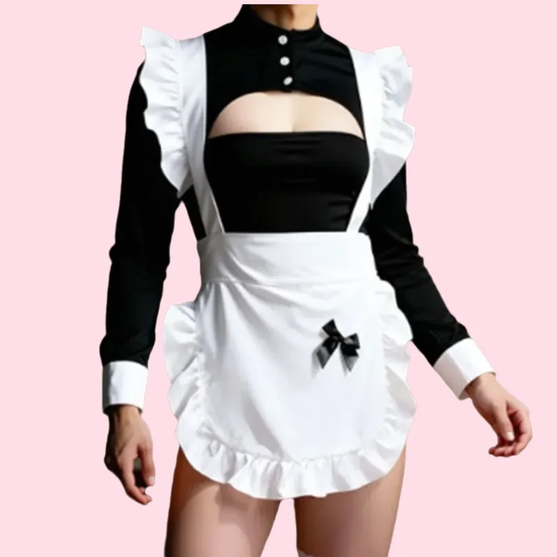 

Male servant sexy porno lingerie flirtation expose chest roleplay crotchless uniform allure men's edition Erotic costume adult