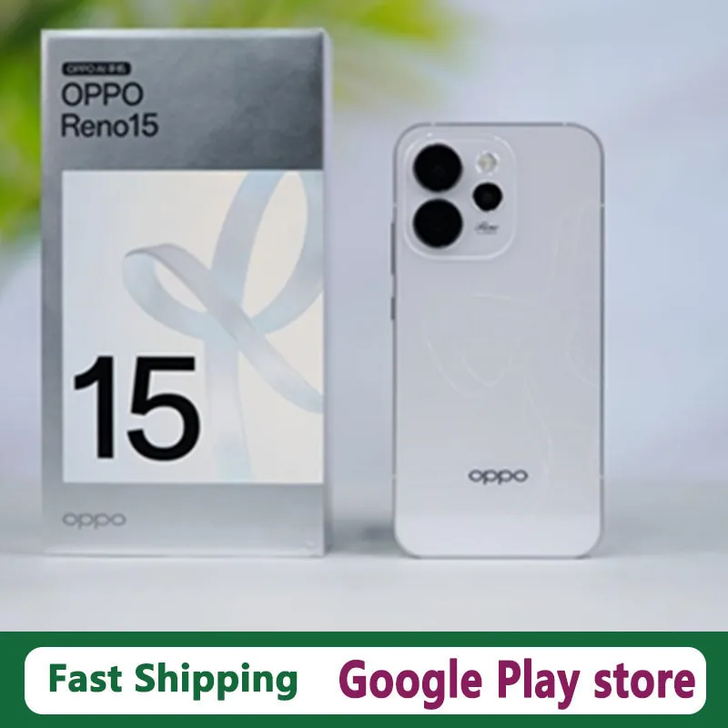 DHL Fast Delivery Oppo Reno 15 Cell Phone Dimensity 8450 OTA 6.32