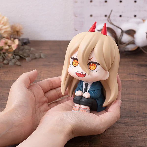 (재고 있음) 오리지널 메가하우스 룩 업【체인소 맨】파워 마키마 2025년 신작 애니메이션 피규어 장식품 장난감 컬렉션 인형