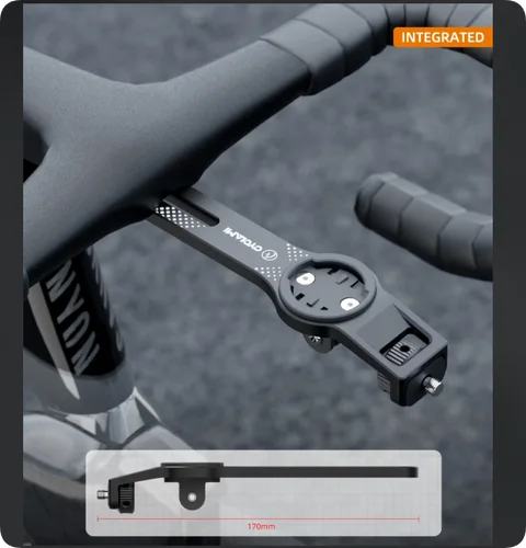 Imagen 1 del producto Soporte de montaje para Go Pro 8-13 Insta360 X5/X4 Air/X4/GO 3S/Ace Pro 2/DJI 360, ordenador giratorio para bicicleta, accesorios para cámaras CYCLAMI