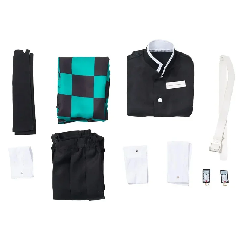 카마도 탄지로 코스프레 코스튬, 할로윈 애니메이션 코스프레 만화, 키메츠 노 야이바 코스튬, 어린이 성인 선물, 신제품