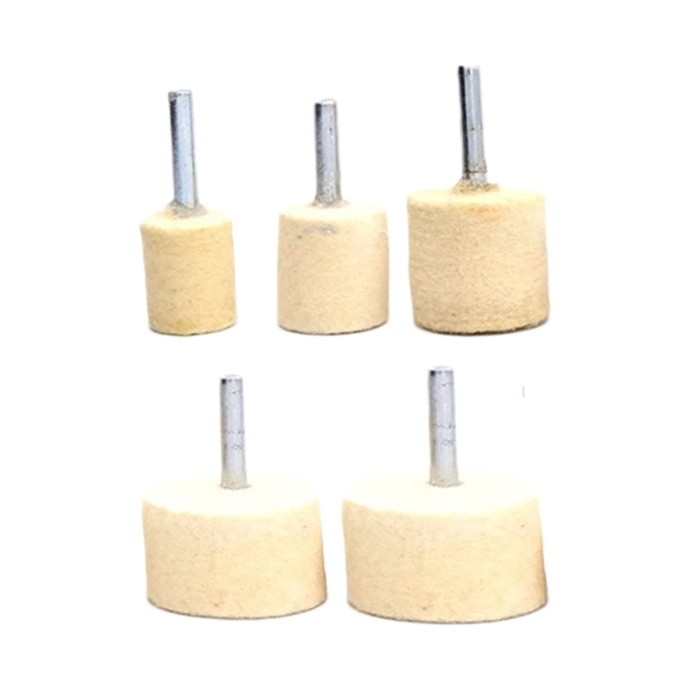 Feltro di lana montato lucidatura lucidatura ruota testa di molatura feltro ruota di lucidatura per Dremel Drill accessori per utensili rotanti